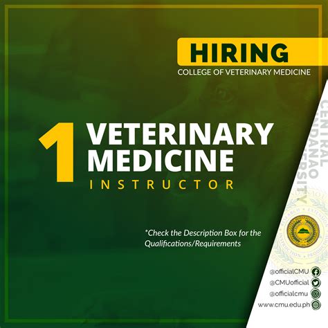 cmu veterinary medicine tuition fee|Central Mindanao University: Veterinary courses offered.